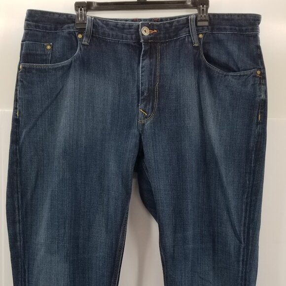 Robert Graham Classic Yates Jeans Men's Light Whiskering Distress 42 x 30 - Picture 14 of 15